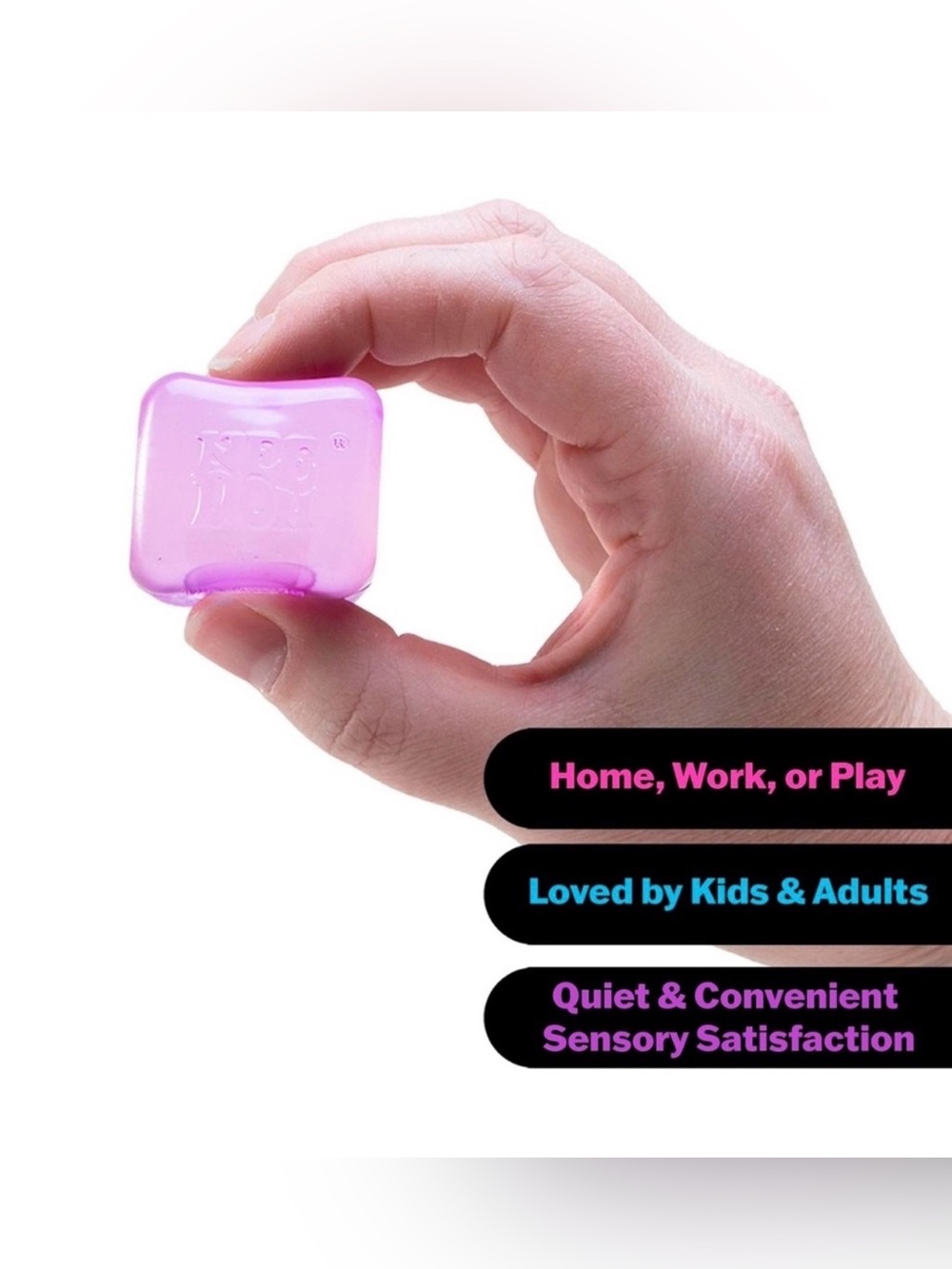 NeeDoh Nice Ice Baby Cubes Squishy TikTok Viral blue pink purple SHIPS TODAY! - Picture 4 of 7